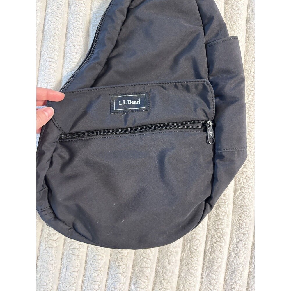 Vintage L.L. Bean AmeriBag Healthy Sling - Black Backpack Diaper Hiking Bag